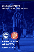 Equipo premiado con dos entradas para presenciar en directo el encuentro de Liga Santander, DeportIvo Alavés - Girona FC.