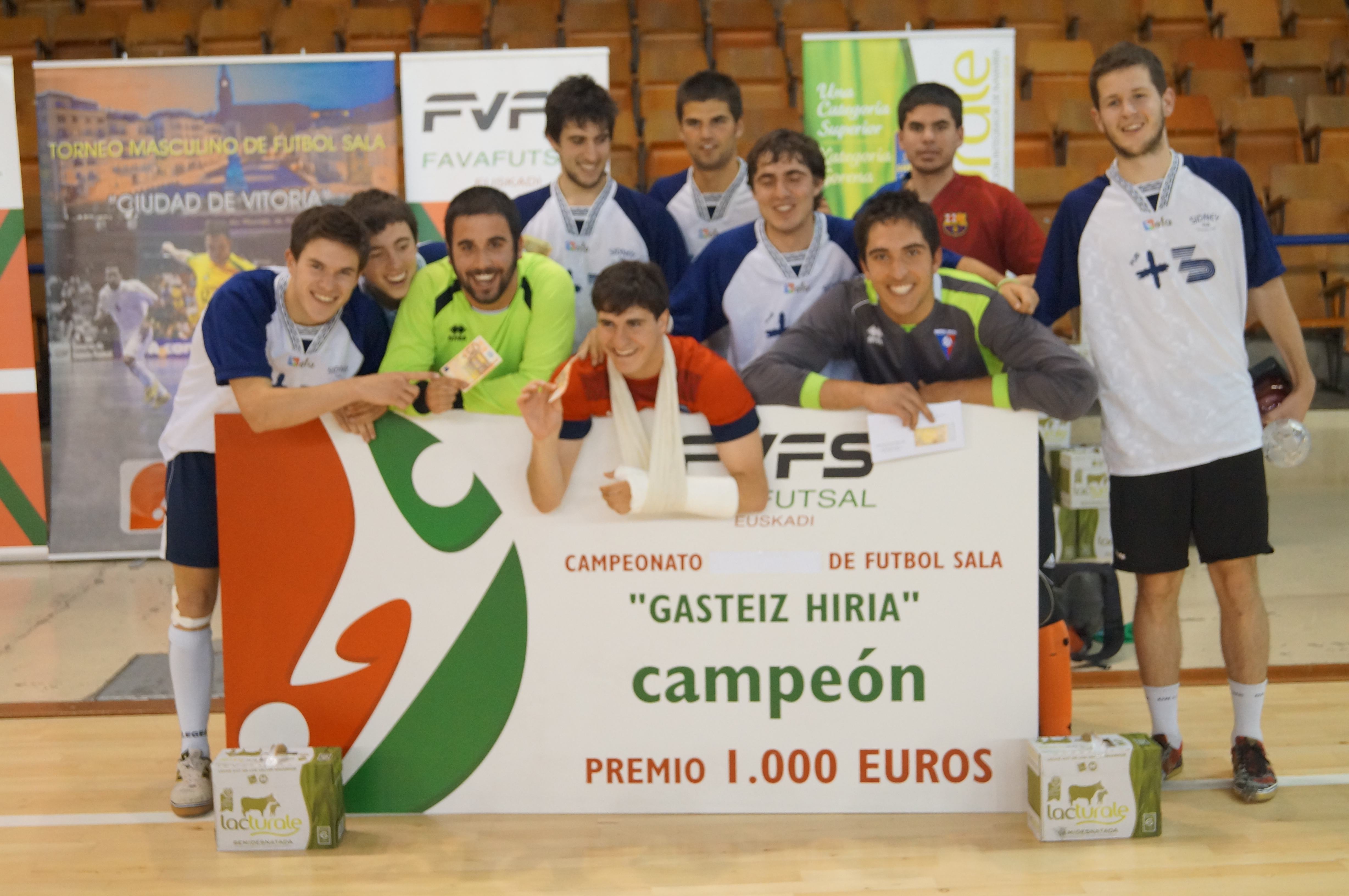 Chievo Minnifalda campeón de la segunda edición del Torneo de Futsal Ciudad de Vitoria- Lacturale.