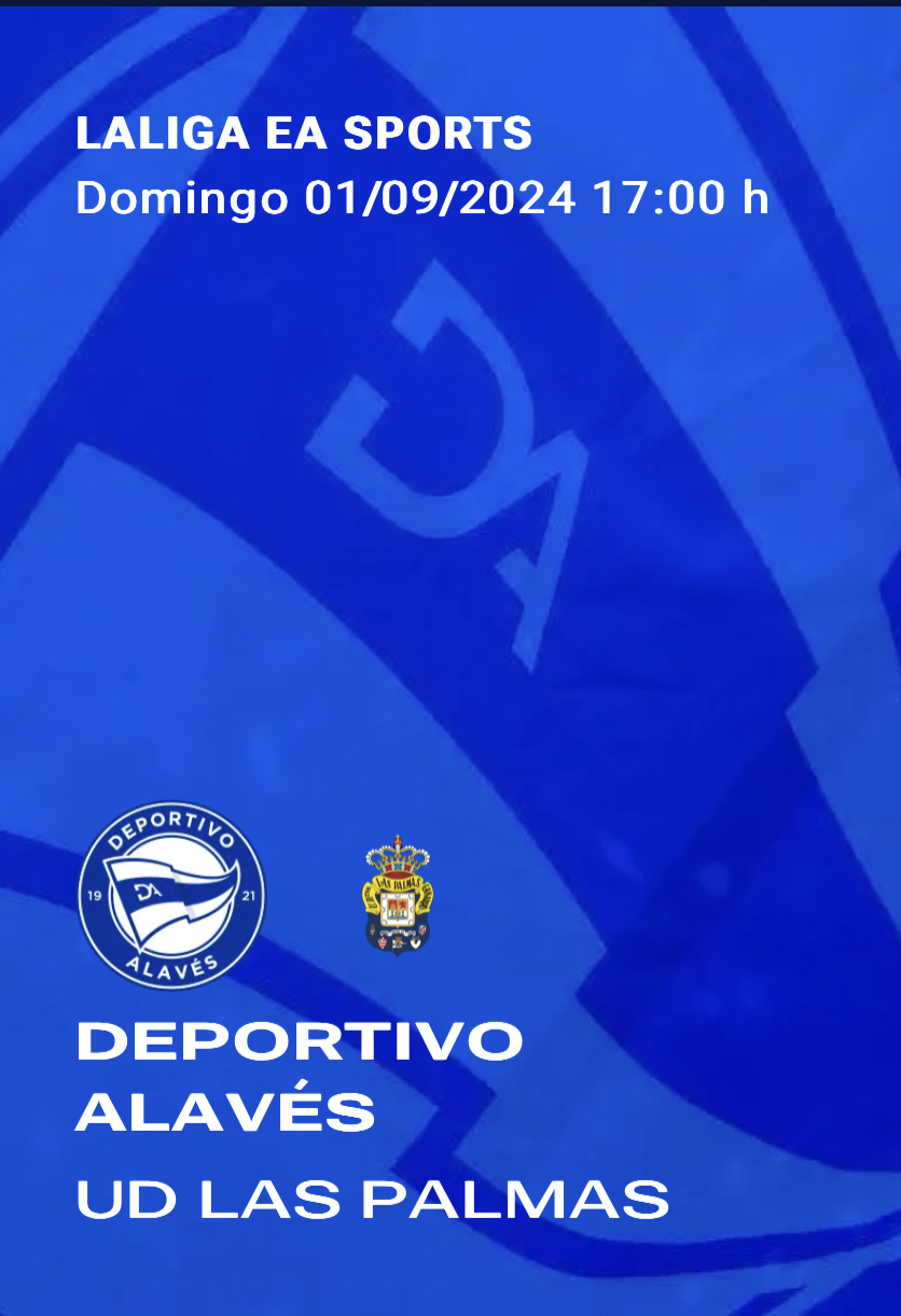 Equipo que ha dado de alta y validado sus jugadores para la temporada 2024/2025, y que por ello ha resultado premiado con dos entradas para presenciar en directo el encuentro de Liga Santander, DeportIvo Alavés - Las Palmas.