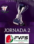 Izar Gorri Taldea, SDCR Oketa, Coco F.S, La Pepita Dragones F.S. y F.C. Bolivia, actuales líderes tras la disputa de la segunda jornada en las diferentes categorías de las competiciones vascas de Futsal temporada 24/25.