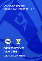 Equipo que ha resultado premiado con dos entradas para presenciar en directo el encuentro de Liga Santander, DeportIvo Alavés - CD Leganes.