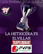 La Hetxicera FS de Elvillar, campeón de la Primera edición de la Liga Femenina de La Rioja Alavesa 2023/2024.