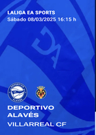 Equipo que ha resultado premiado con dos entradas para presenciar en directo el encuentro  va pde Liga Santander, DeportIvo Alavés - Villarreal CF.