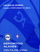 Equipo que ha resultado premiado con dos entradas para presenciar en directo el encuentro de Liga Santander, DeportIvo Alavés - Celta de Vigo.